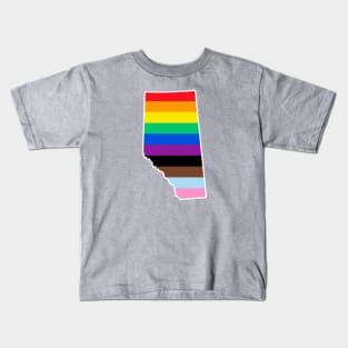 Alberta Canada Pride Kids T-Shirt